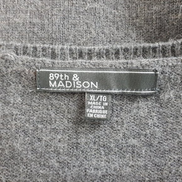89th & Madison Light Gray Wide Sleeve Sweater - Picture 10 of 11